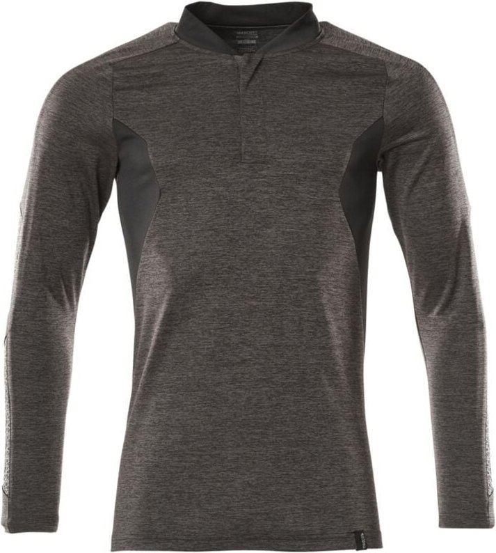 Accelerate Polo-Shirt, feuchtigkeitstransportierendes coolmax® pro, langarm, moderne Passform Gr. 3XL dunkelanthrazit/sc...