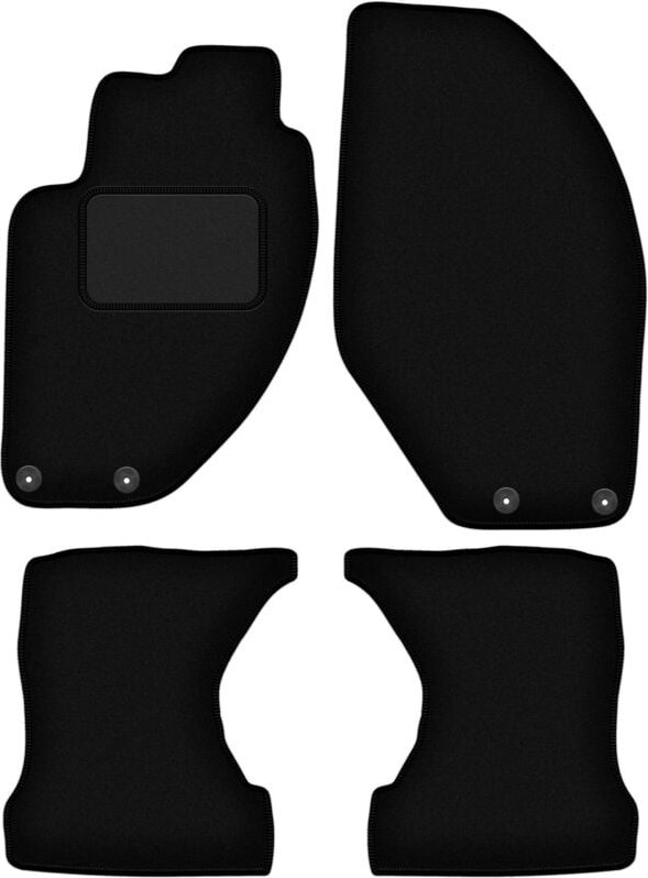 Schwarze Veloursmatten für: Lancia Kappa Coupé (1994-2001)