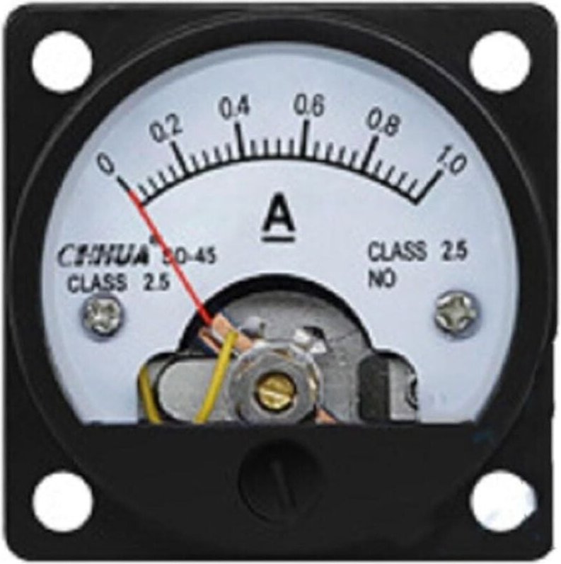 Analoges Gleichstrom-Amperemeter, Gleichstrom-Amperemeter mit Zeiger, hochempfindliches analoges Amperemeter, Strommesse...