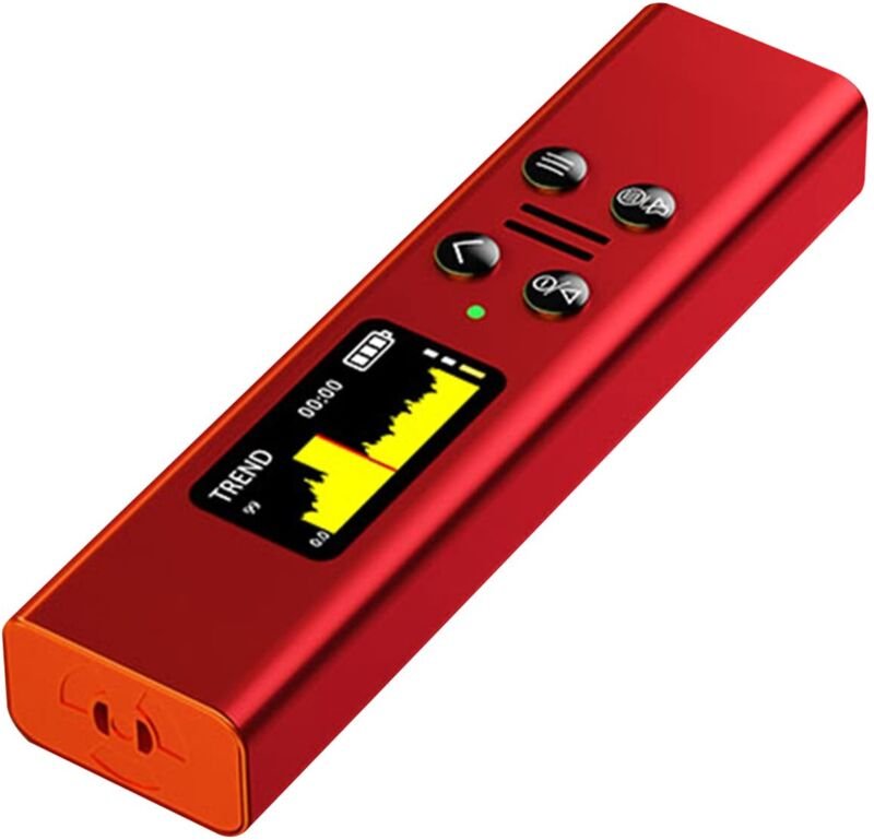 Geigerzähler Kernstrahlungsdetektor Dosimeter Röntgendetektor Radioaktiver Tester LCD Marmorwerkzeug Rot