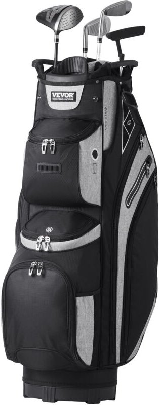 Thumbnail - Golf-Cart-Tasche mit 14-Wege-Organizer-Unterteilung oben, 36Zoll, 13Taschen, Premium-Cart-Tasche, langlebige Golftaschen...