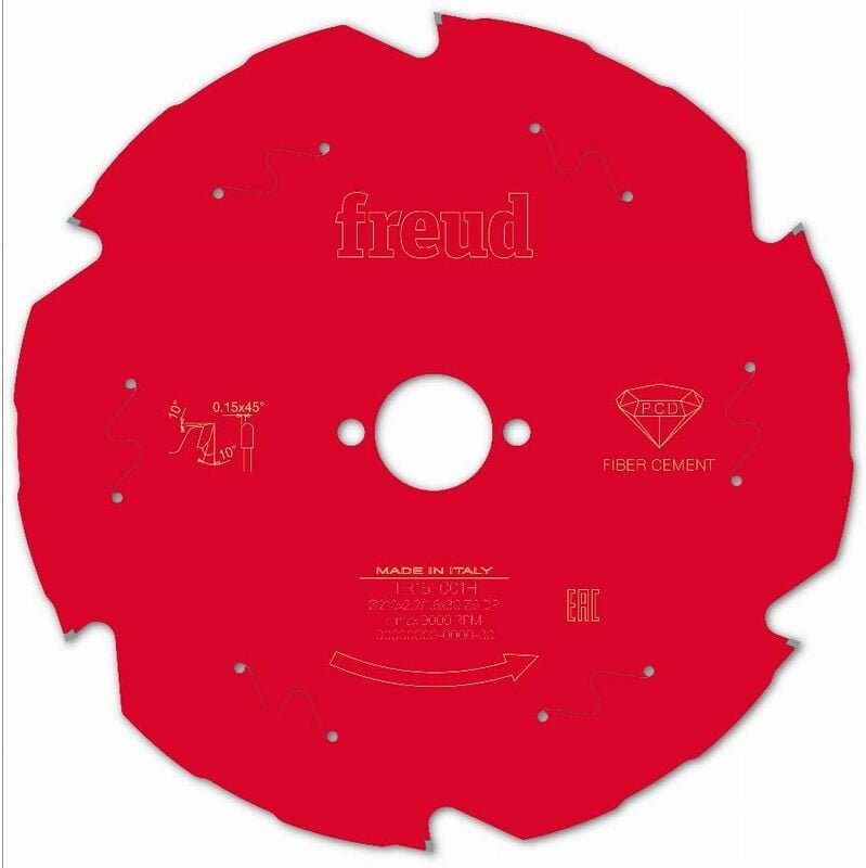 Diamantblatt für Handkreissäge FREUD - Ø210 2,2/1,6 AL30 Z6 TD 10° - F03FS09843 -FR15F001H