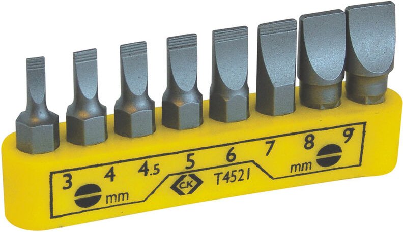 C.k T4521 Bit-Set 8teilig Schlitz
