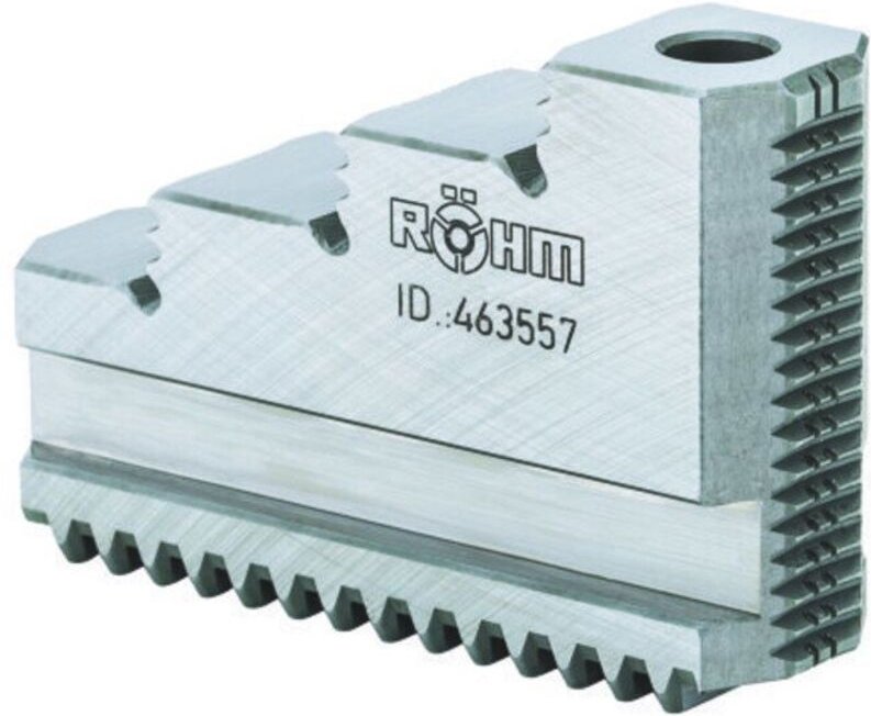 Röhm Einteilige Backe EB, Größe 200, 3-Backensatz, gehärtet - 094001