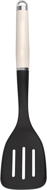 Kitchenaid - Spatel de Gitter de Küche mit ergonomischem Griff, schwarz und beige.