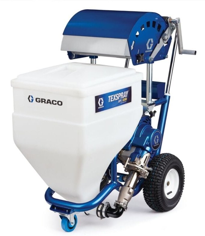 TexSpray apx 8200 Glattbeschichtungssprühgerät – 230 v – Graco Beutelentleerungsrolle – 17N353