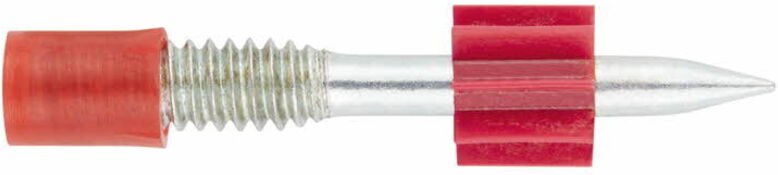 Schachtel mit 100 - Standardnägel mit M6 x 8 Gewinde für die Befestigung von 3,8 x 22 Klemmen