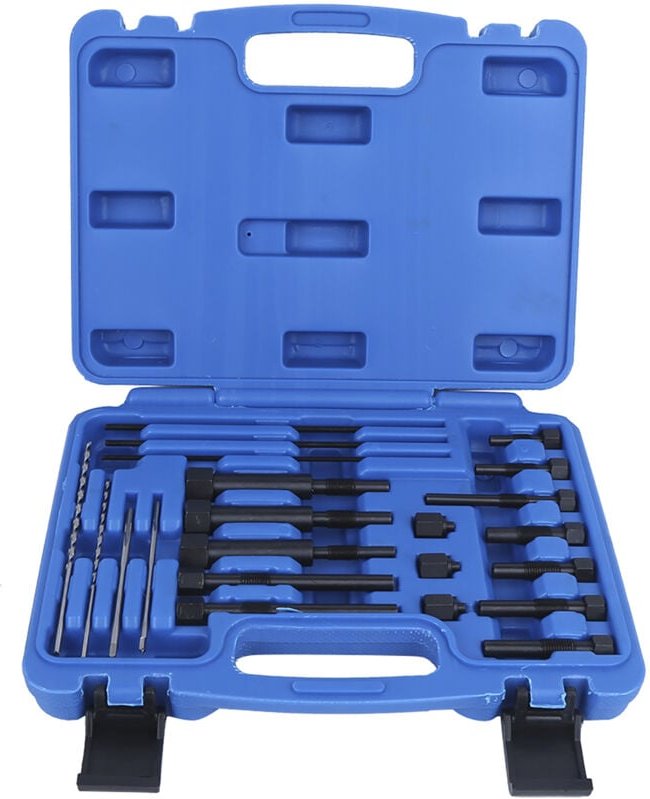 Glühkerzen-Abzieher, Abzieher, Heizelement, Elektroden, Bohren, Gewindeschneiden, M8, M10 - Sjlerst