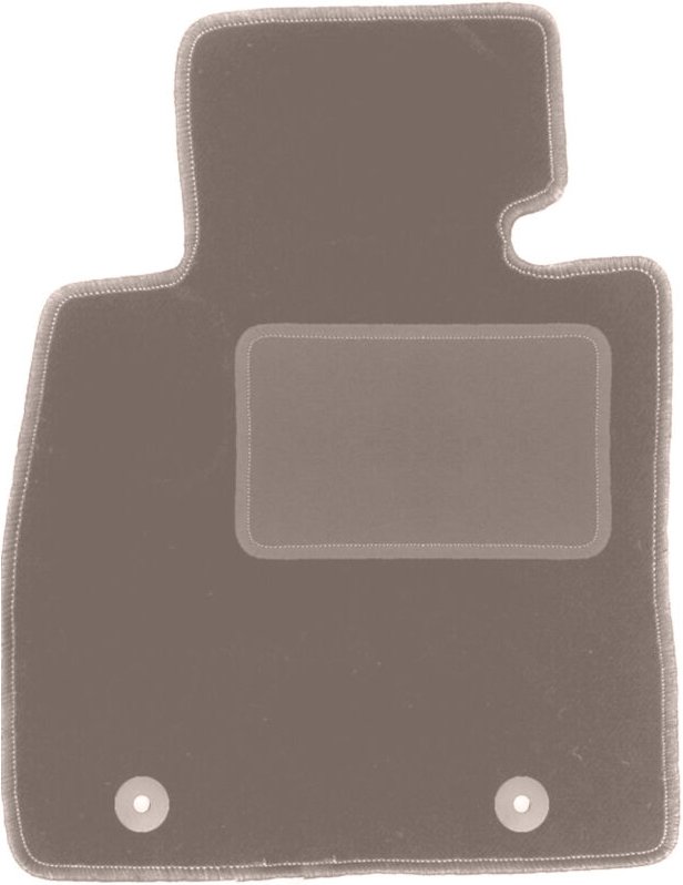 Beige Fahrermatte für: Mazda 2 IV Fließheck (2014-)