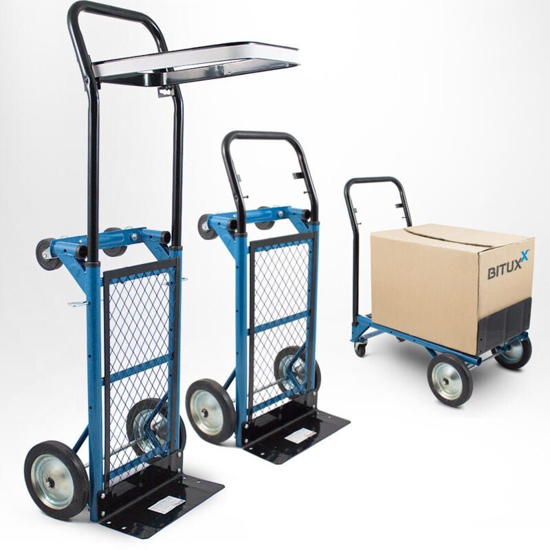 2in1 Multifunktionskarre Sackkarre klappbar Transportkarre Handkarre Stapelkarre Plattformwagen 80kg