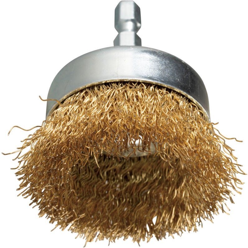 Topfbürste 50 mm Messing 1/4" - D-73617 - Makita