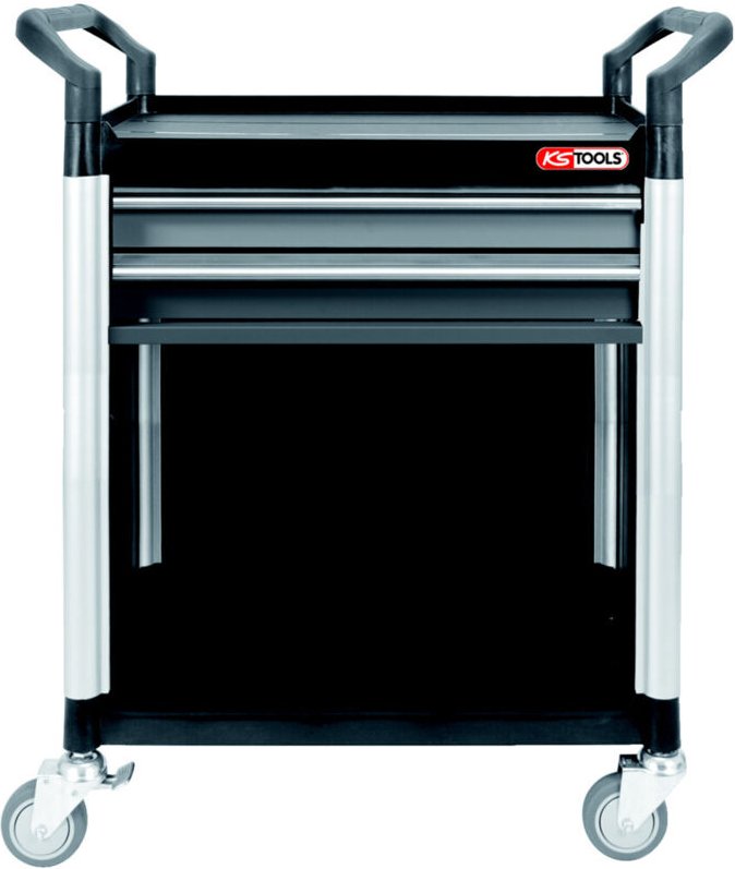 Ks Tools Werkstatt-Servicewagen mit 2 Schubladen und Verkleidung