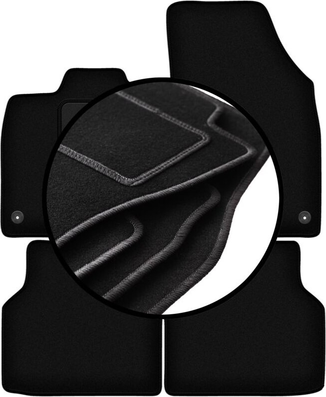 Komplettset Veloursmatten für: Volkswagen ID.4 Crossover (2020-)