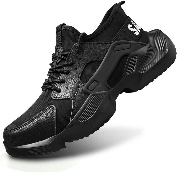 Sicherheitsschuhe mit Stahlkappe, leichte atmungsaktive Arbeitsschuhe, schützende Industrieschuhe 43