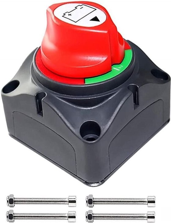 Thumbnail - Ersandy - 12V-48V-Leistungsschalter, Batterie-Leistungsschalter, Batterieabschaltung, Batterieschalter-Isolator, Autobat...