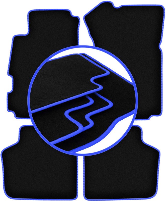 CARLUX-BLUE Autofußmatten für: Honda Legend II Limousine (1991-1996)