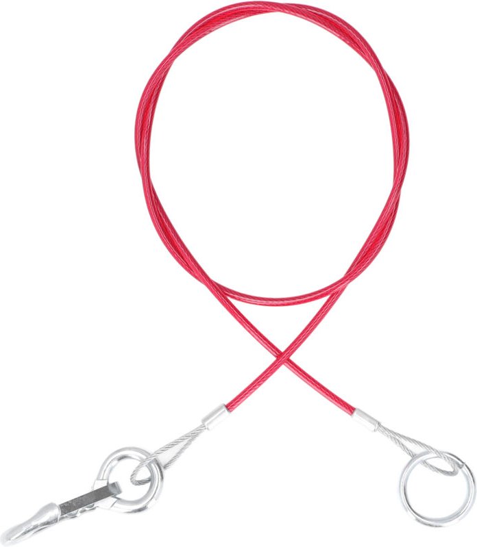 Zoternen - 1 m/3,28 ft Abnehmbares Anhängerkabel 341302 Sicherheits-Abschleppseil Hochleistungs-Edelstahldraht Universal...