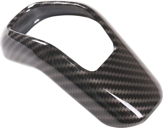 Tlily - Für Land 90 110 130 2020-2023 Auto-Schalthebelabdeckung, Zieraufkleber, Zubehör (ABS-Kohlefaser)