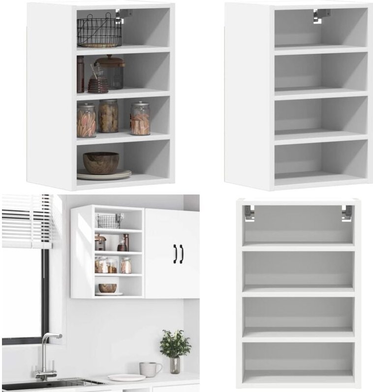 Hängeschrank Weiß 40x29,5x60 cm Holzwerkstoff - Vidaxl