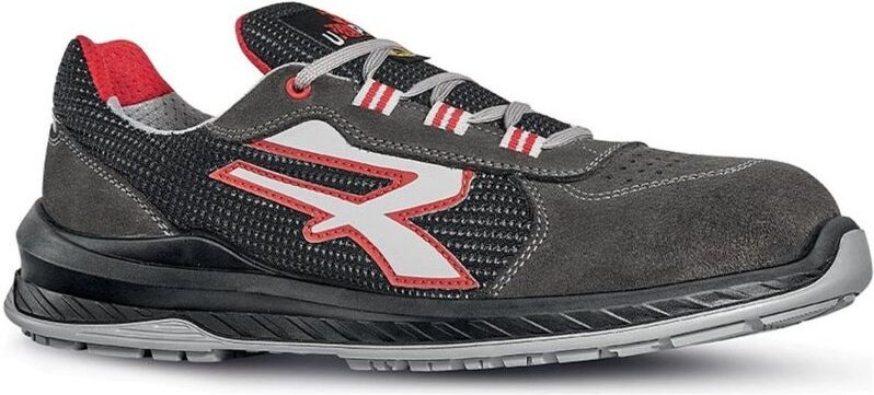 Sicherheitsschuh Demon Größe 42 w. 11 grau S1PS fo sr esd en iso 20345 gelochtes Veloursleder mit Nylon