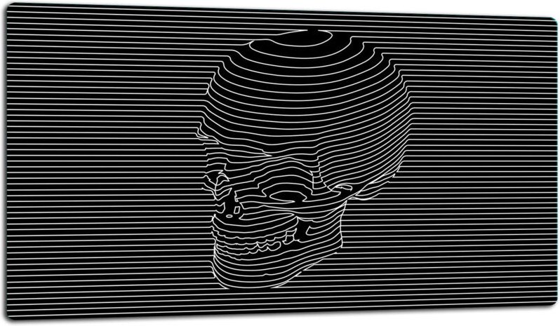 Glasschild Schneidebrett 52x30 Schwarz