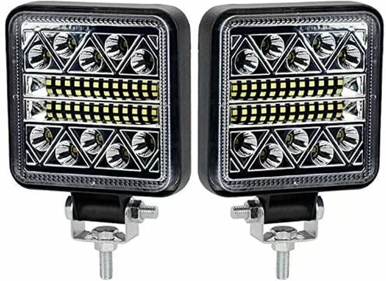 BR-Vie 102W LED Faro da lavoro 10200LM LED Luci di retromarcia 12V, Faretti LED per auto, trattore, barca, camion 12-24V...