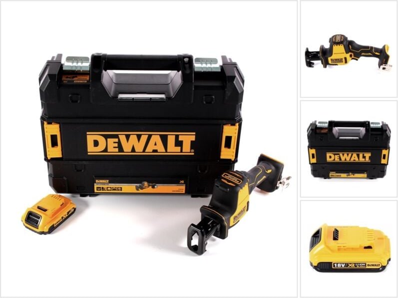Dewalt - dcs 369 nt Akku Säbelsäge 18 v + 1x Akku 2,0 Ah + tstak - ohne Ladegerät