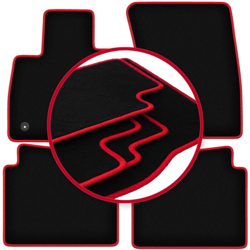 CARLUX-RED Autofußmatten für: Ford Kuga MK3 SUV (2019-)