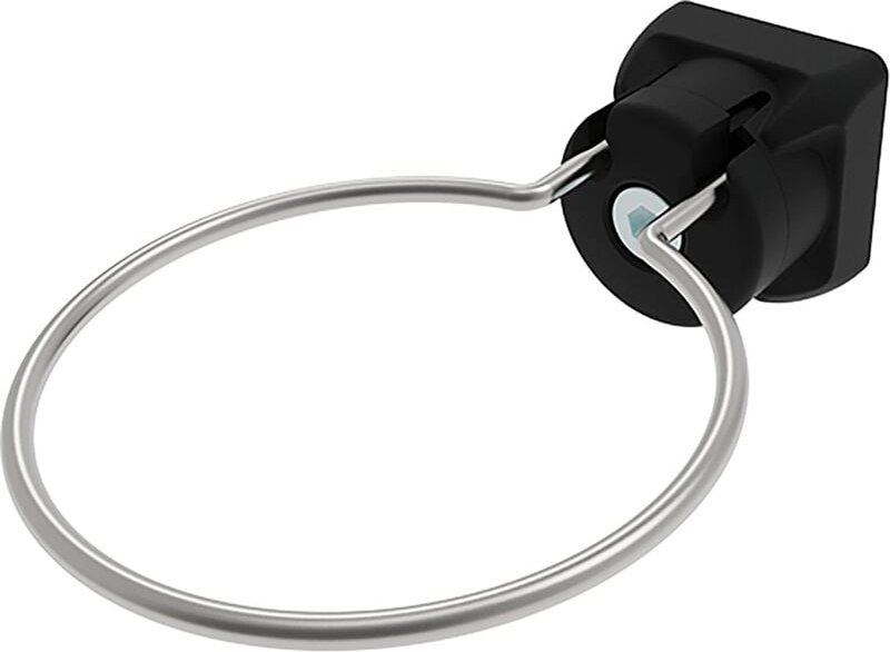 Werkzeughalter FXD80 - Werkezughalterung rund passend zu Profil 40 für Nut 8, schwarz - Fath