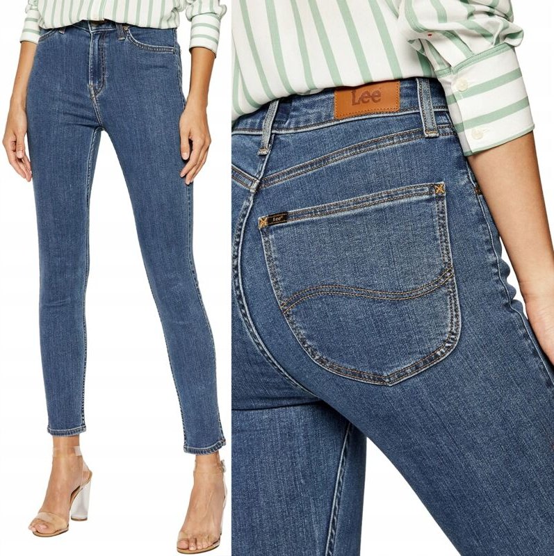 Lee IVY HIGH SUPER SKINNY Clean Play TUBE W26 L31