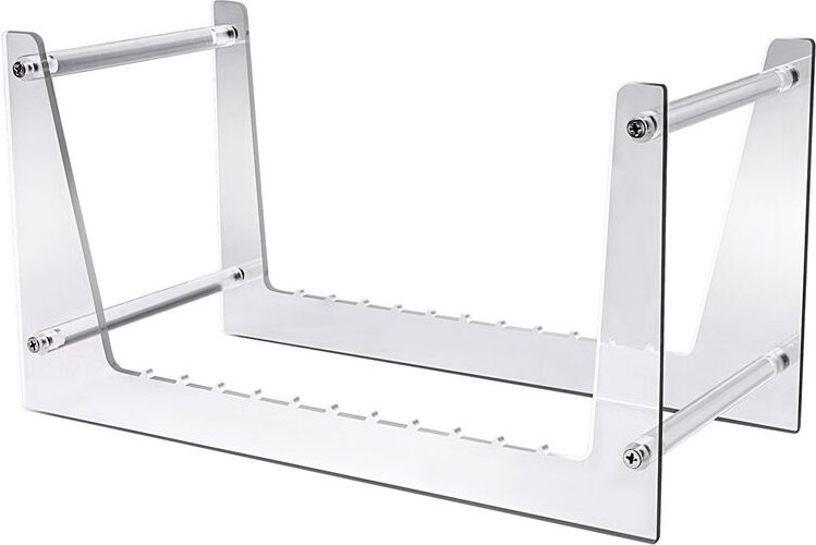 Klarer Vinyl Schallplatten StäNder Halter für Desktop Alben, Acryl 50