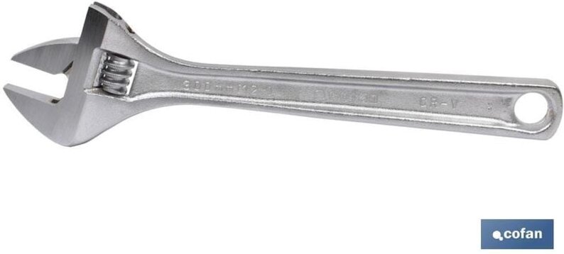 Zentralgerändelter verstellbarer Schraubenschlüssel 6