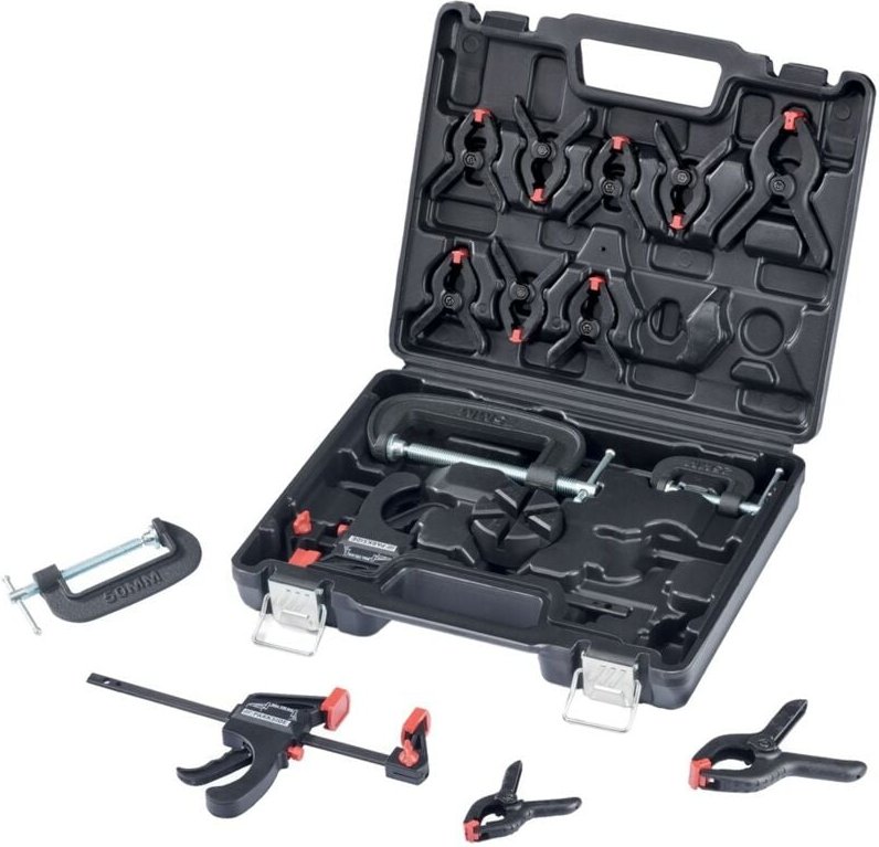 Schnellverschlussklemme - 16 Stück - Euro Vanadium