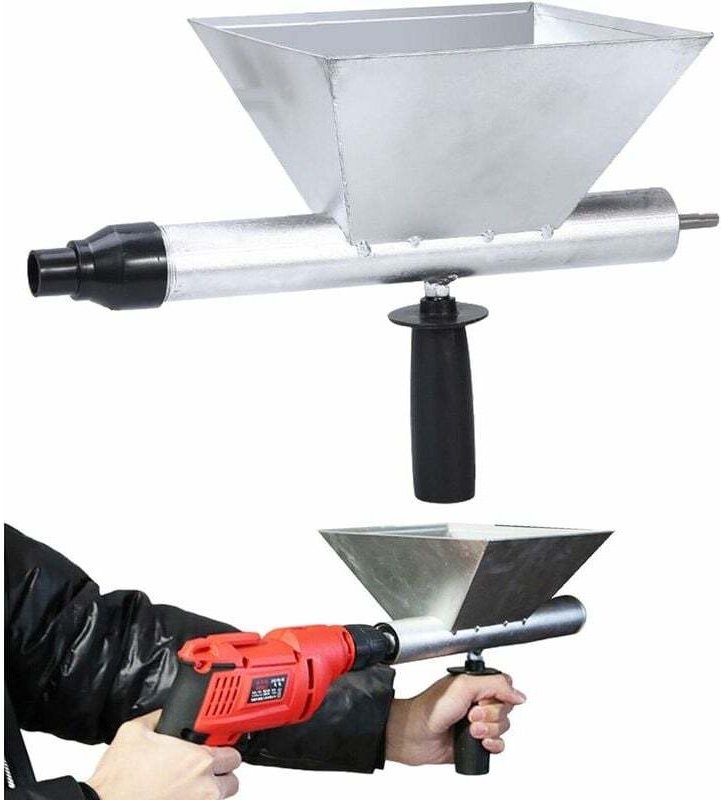 Zementmörtelpistole, Mörtelsprühpumpe, Kalkzement-Mörtelpistole, mit 4 Düsen, für Mörtelfuge, Steinmauer, Ziegelmauer, B...