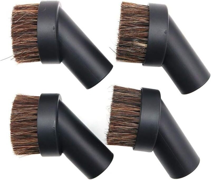 4er-Set runde Staubbürsten für Staubsauger 60mm