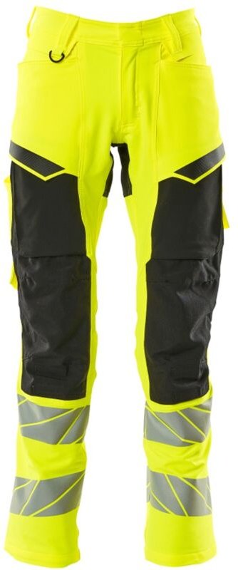 Thumbnail - Accelerate safe Warnschutz-Stretchhose 19479 Gr. 90C51 hi-vis gelb/schwarz - Mascot