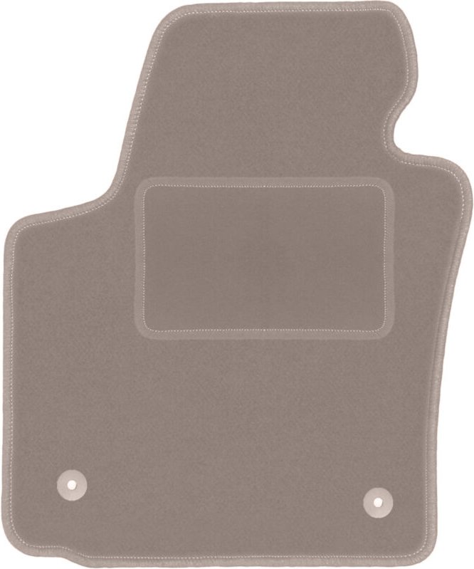 Beige Fahrermatte für: Seat Leon II Schrägheck (2005-2012)