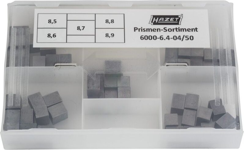 Hazet Prismen-Sortiment 8,5 / 8,6 / 8,7 / 8,8 / 8,9 mm, 6000-6.4-04/50