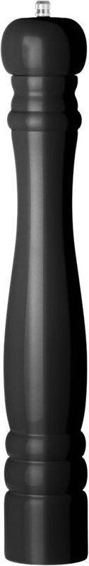 Schwarze Pfeffermühle aus Holz, Durchmesser 65 x 415 mm – Hendi 469545