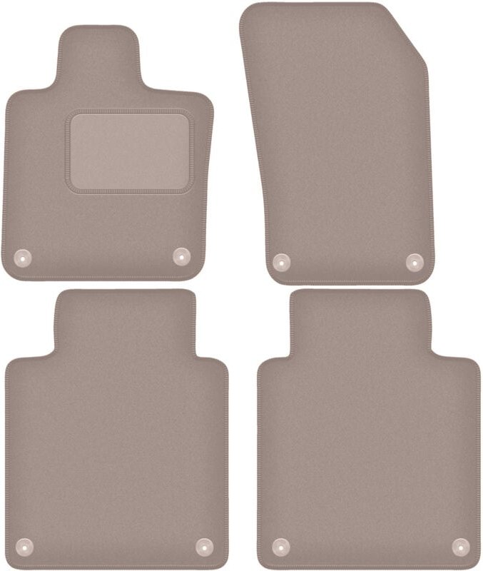 Beige Veloursmatten für: Volvo S90 II Long (2016-)