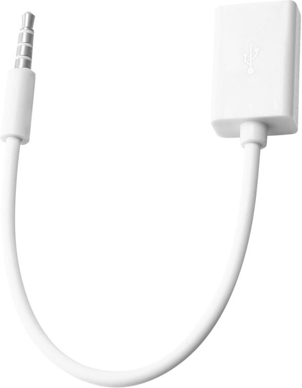 Tlily - 3,5 mm AUX-Audiostecker auf usb 2.0-Buchse Konverterkabel Auto MP3 für Smartphone-Handys