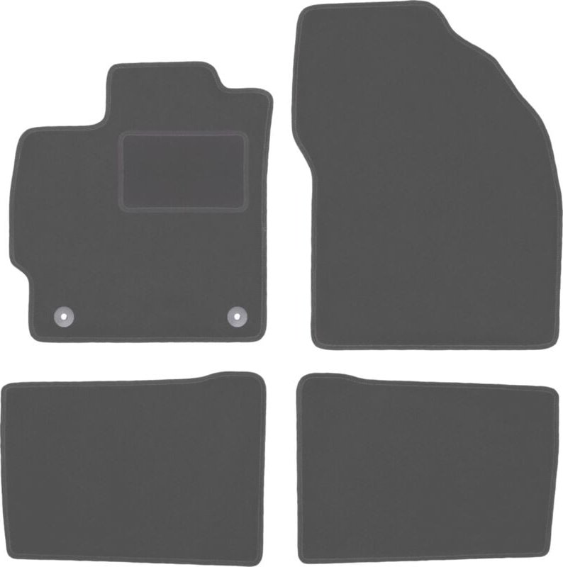 Graphit-Fußmatten für: Toyota Prius III XW30 Fließheck (2011-2015)