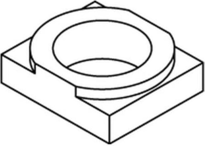 Lindapter - Rezessfüllplatte r 82021 FormW w 10/5,5 Stahl feuerverz. 1 Stück