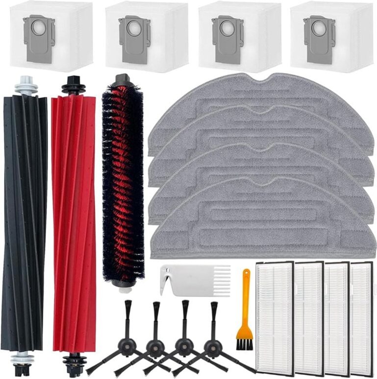 Zubehör für S8 Pro Ultra Hauptseitenbürste Hepa-Filter Mopptuch Pad Ersatz Ersatzteile