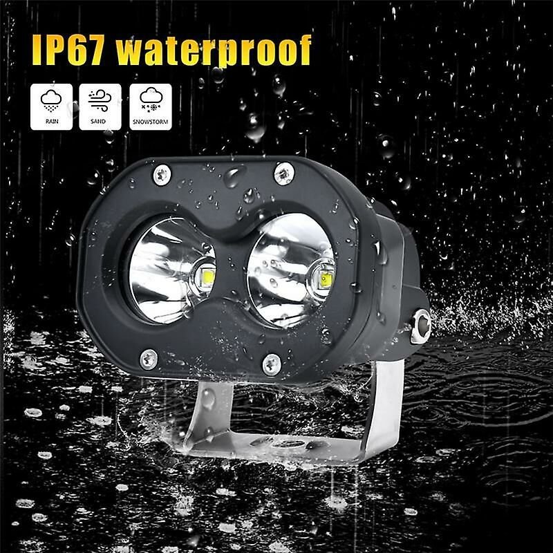 Woosien - Led Motorrad Fahren Auto suv Fahrrad Spot Scheinwerfer Lkw Wagon 4wd Hilfs Nebel Lampe Licht 2 stücke