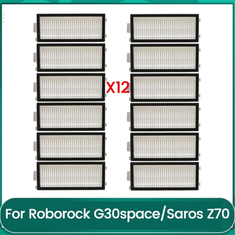 HEPA-Filter für Saros Z70 / G30space Staubsauger, 12 Stück