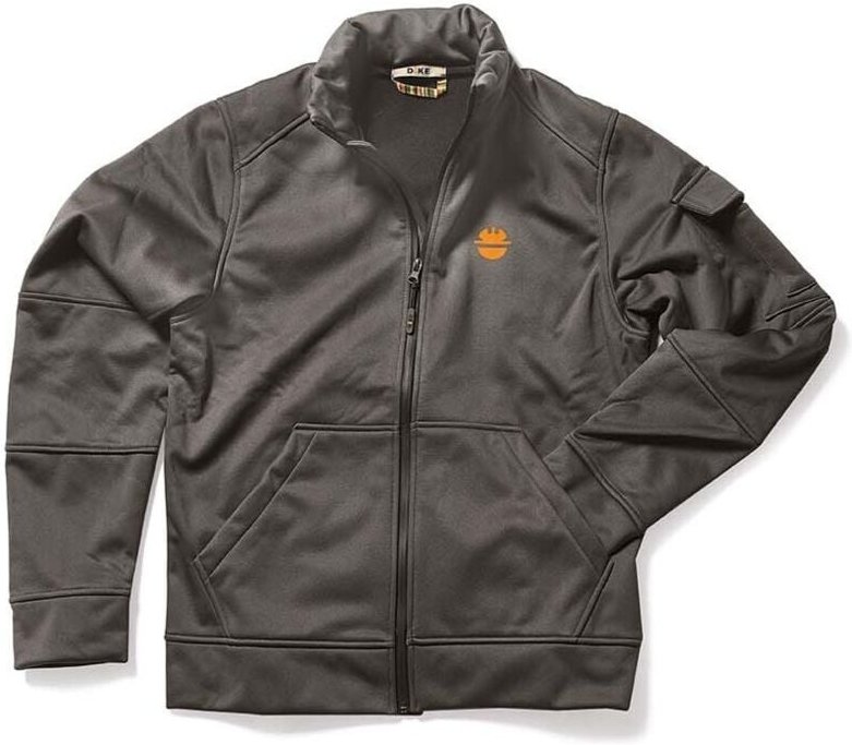 Softshell-Arbeitssweat mit Reißverschluss FEAT - Rauchgrau XS