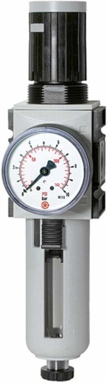 Filterregler »futura«, pc, sk, Mano, bg 2, g 1/2, 0,2-4 bar, ha - Riegler