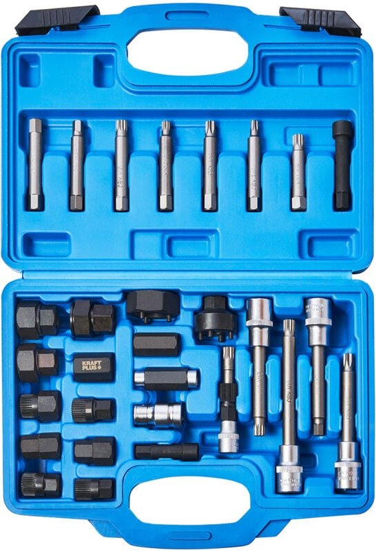 K.142-4623 Lichtmaschinen Bit-Set - Steckschlüssel Satz - 23-tlg. - Kraftplus
