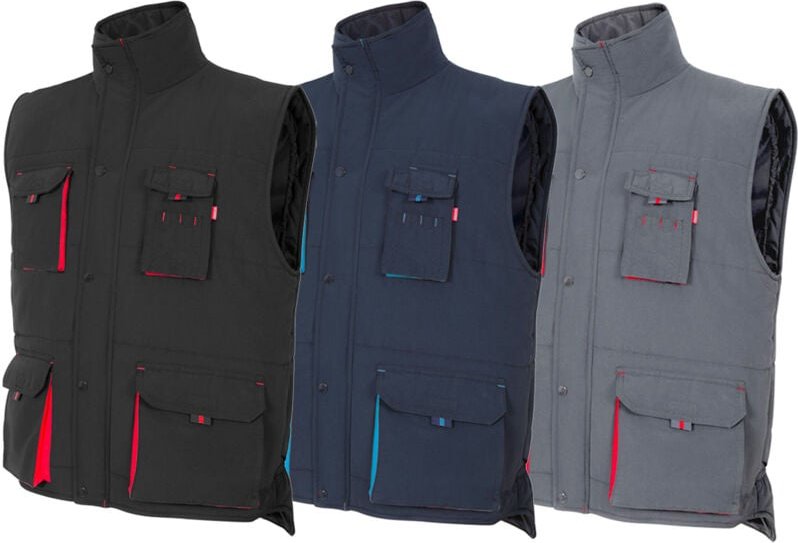 Gilet da lavoro Velilla 205902 - m - Hellgrau/Hellblau